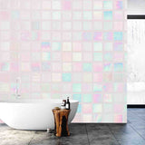 White or Pink Pastel Ceramic Wall Tiles Abstract Background Wallpaper Bathroom Mural