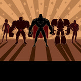 Team of Superheroes Boy Wallpaper Boy Bedroom Mural