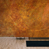 Textured Copper Sheet Wallpaper Living Room Mural