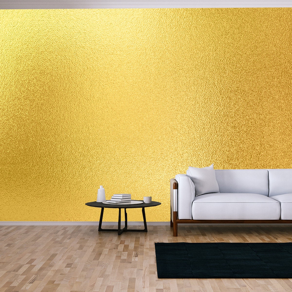 Gold Background. Luxury Shiny Gold Texture Wallpaper Living Room Mural