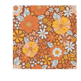 Retro 70s 60s Floral Hippie Summer Groovy Flower Power Flower Child Vector Seamless Pattern Wallpaper Bedroom Mural