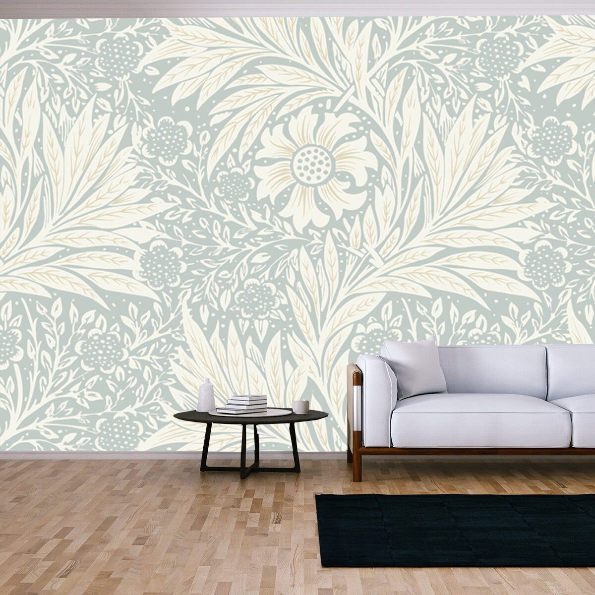 Marigold by William Morris (1834-1896). Original from The MET Museum Wallpaper Living Room Mural