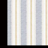 French Farmhouse Stripe Pattern. Provence Blue White Linen Woven Texture. Shabby Chic Style Weave Stitch Background Wallpaper Kitchen Mural