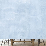 Abstract Wide Angle Light Blue Stucco Background Wallpaper Dining Room Mural