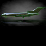 3d Rendering of a Reflective Plane on a Dark Black Background Wallpaper Boys Bedroom Mural