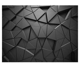 Triangle Polygon Pattern Metallic Wall Background Wallpaper Bedroom Mural