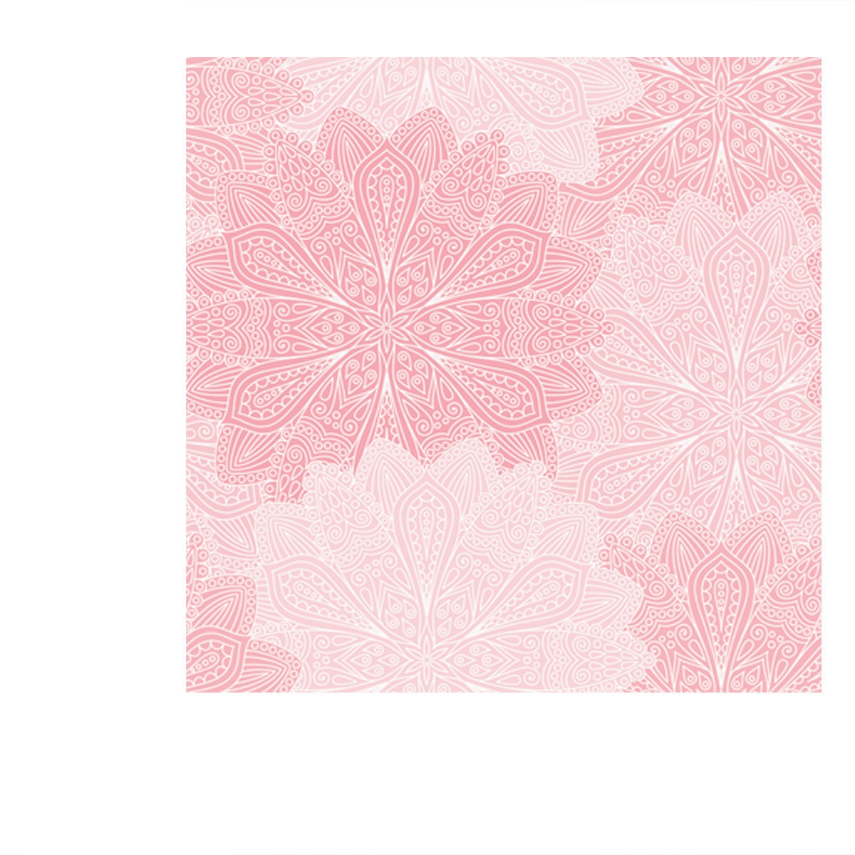 Boho Chic Pink Flower Seamless Pattern. Elegant Floral Background Wallpaper Bedroom Mural