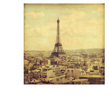 View of Eiffel Tower. Old Style Photo Wallpaper Bedroom Mural