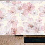 Somei Yoshino Sakura Flowers Wallpaper Living Room Mural